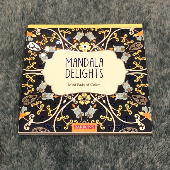 Mandala Delight Coloring Book by Barron’s - Picture 1 of 3